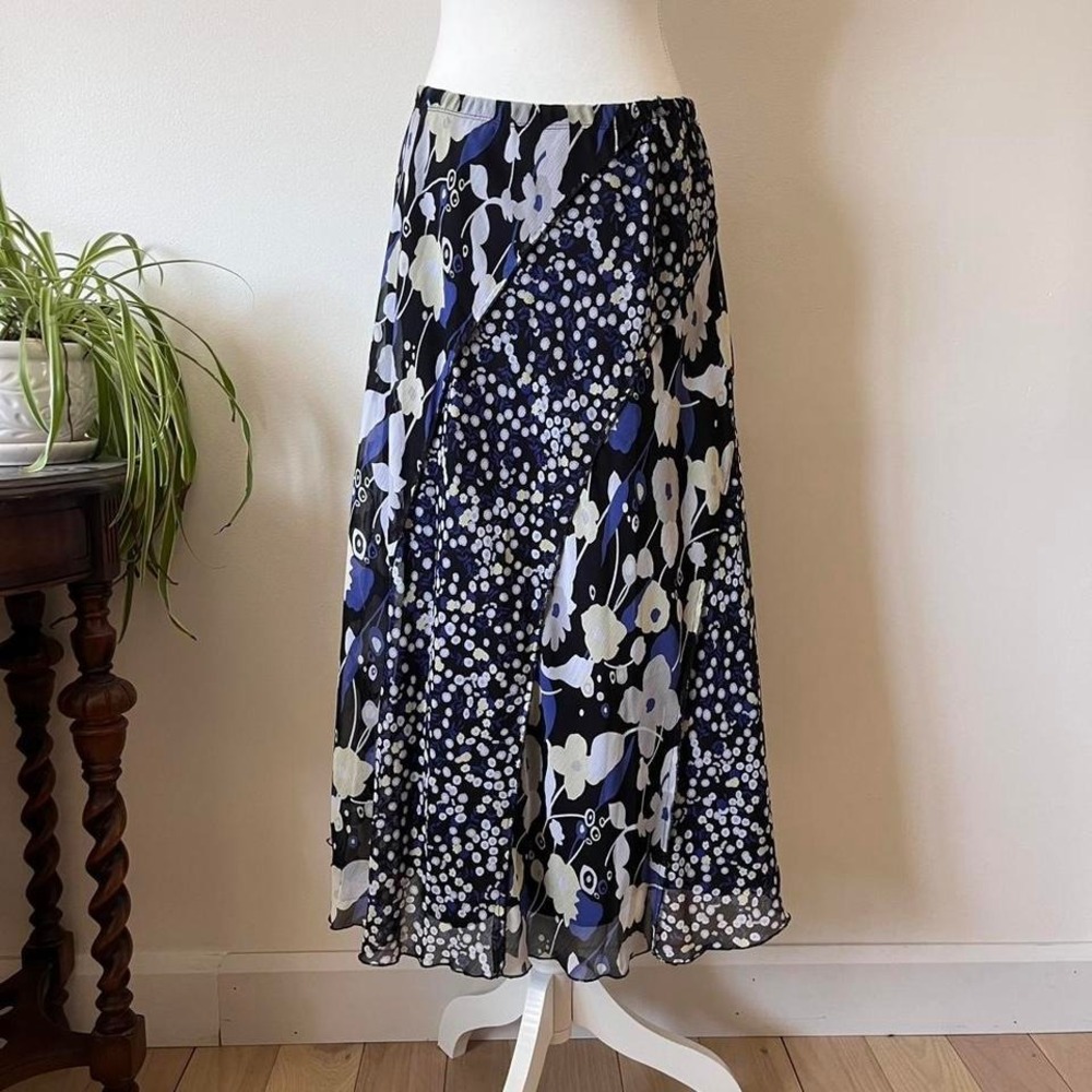 Vintage Jessica Patchwork Floral Maxi Skirt Womens Sz 18W boho Hippie Festival